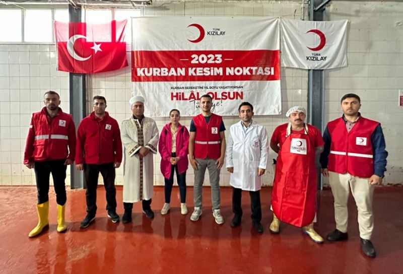  Türk Kızılay Kurban Kesimlerini Başlattı