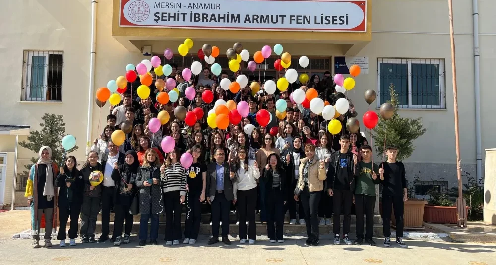 Anamur Şehit İbrahim Armut Fen Lisesi Öğrencileri için 500 Gün Kala Etkinliği 