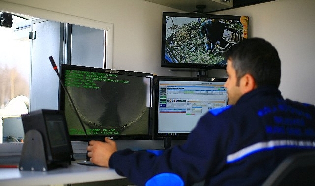 Muğla Büyükşehir, Kanal Görüntüleme Robotu ile 50 bin hat taraması yaptı