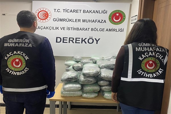 Dereköy Gümrük Kapısı’nda uyuşturucu operasyonu