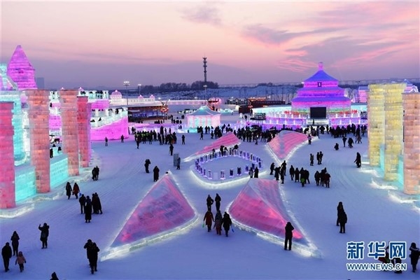 39. Harbin Uluslararası Buz ve Kar Heykel Festivali başladı