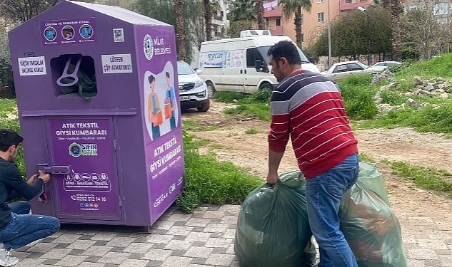 Milas Belediyesi, İlk Etapta 6 Bin 600 Kilogram Atık Tekstil Topladı