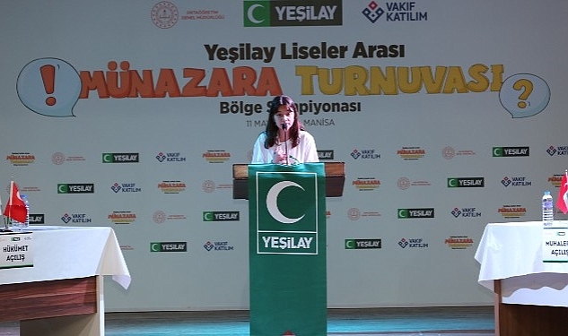 Yeşilay Liseler Arası Münazara Turnuvası'nın İç Anadolu ve Ege Finalleri Tamamlandı