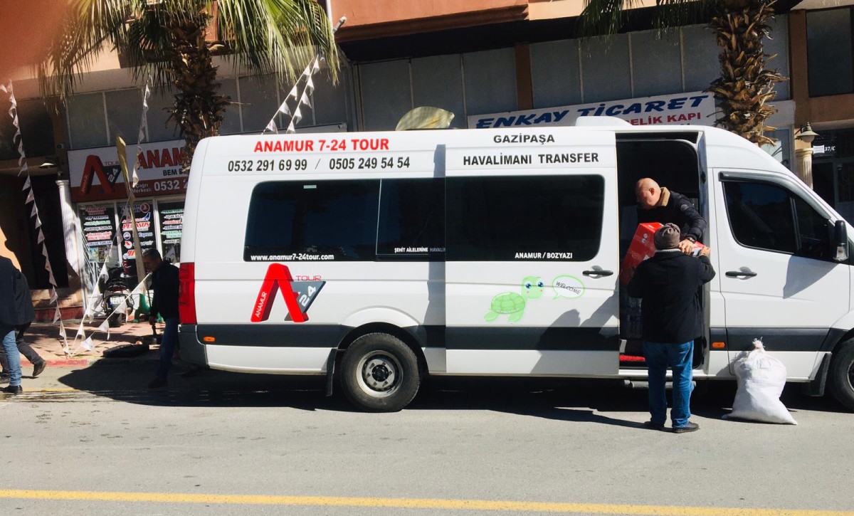 Nomia ve Anamur 724 Tour Deprem Bölgesindeki Araçları Koordine Ediyor