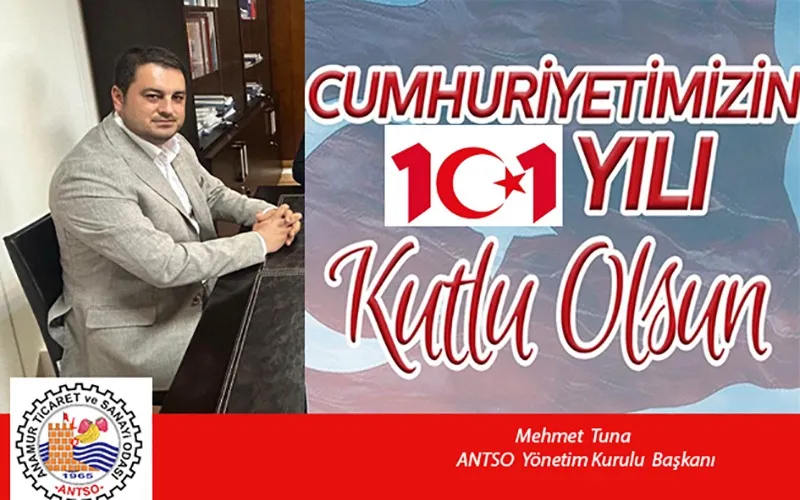 Cumhuriyetimizin 101. Yıldönümü kutlu olsun