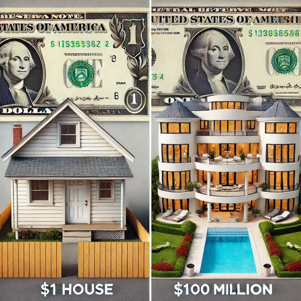 From $1 to $100 Million: A Glimpse into Society