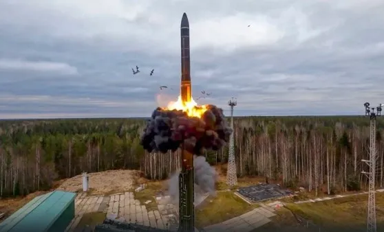 Russia Launches Intercontinental Ballistic Missile Attack on Ukraine