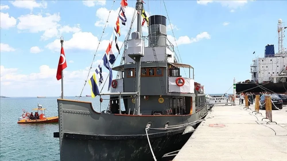 TCG Nusret Müze Gemisi,  Anamur İskelesinde Yarın Ziyarete Açılacak