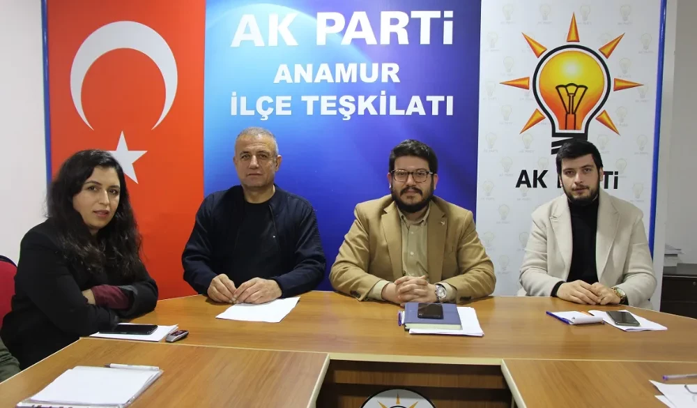 AK Parti Anamur İlçe Teşkilatı, İl Kongresi İçin Hazırlıklarını Sürdürüyor