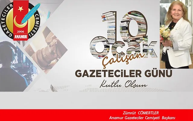 AGC  Başkanı Cömertler’den”10 Ocak  Gazeteciler  Günü” Mesajı