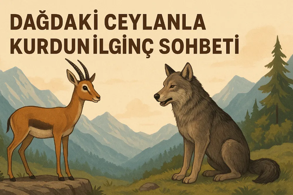 Dağdaki Ceylan ile Kurdun İlginç Sohbeti: Doğanın Kalbinde Saklı Bilgelik