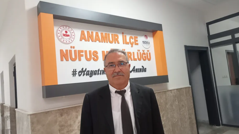 İlçe Nüfus Müdürü Mustafa Şahin Yaş Haddinden Emekliye Ayrılıyor