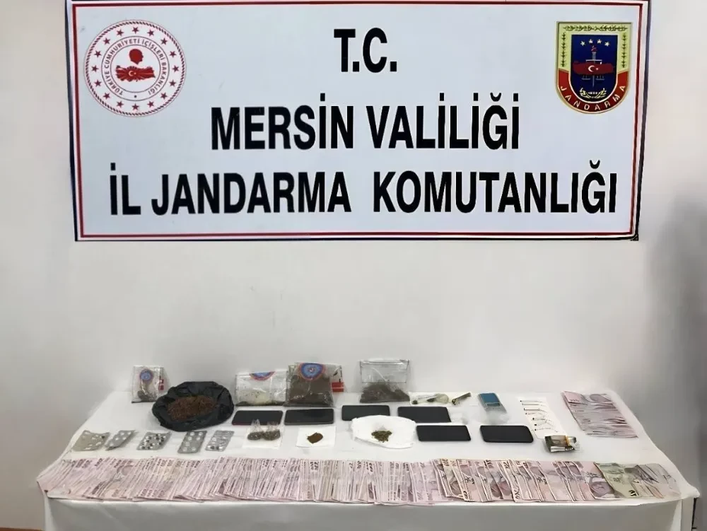 Mersin’de Jandarmadan Uyuşturucu Operasyonu: 8 Gözaltı