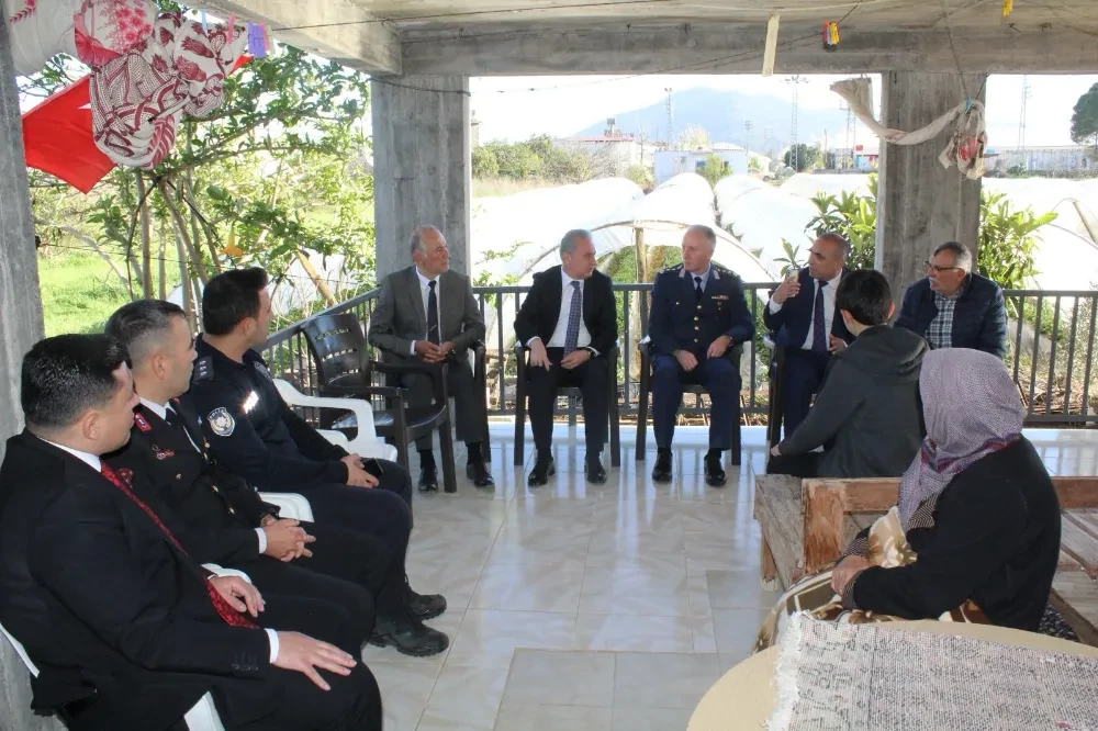 Şehit Ailelerine 18 Mart Çanakkale Zaferi Ziyareti