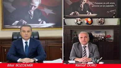 Kaymakam Bozdemir Samsun Vali Yardımcısı Oldu. Yerine Dinar Kaymakamı Kemal Duru Geliyor