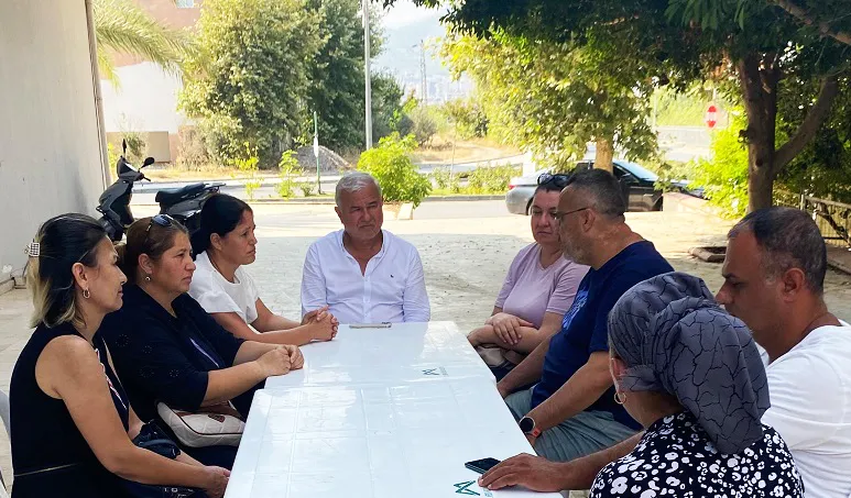 CHP Anamur’dan Eyüp Can Güner’in Ailesine Taziye Ziyareti: 