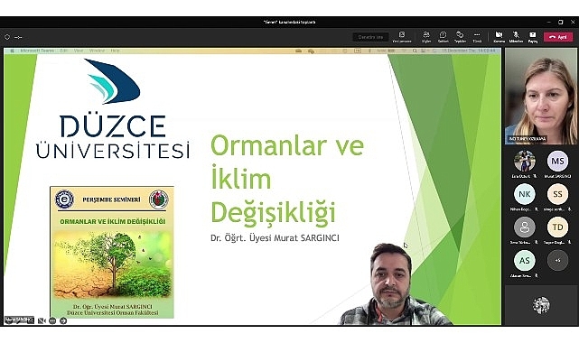 EÜ ÇEVMER'den “Ormanlar ve İklim Değişikliği" semineri