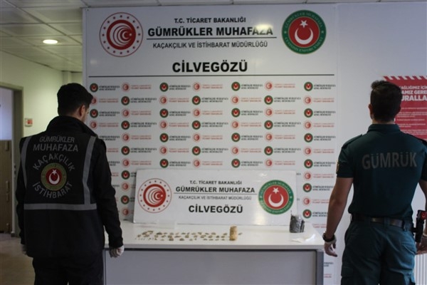 Suriye sınırında tarihi eser ele geçirildi