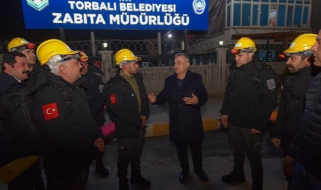 Torbalı Belediye çalışanları Hatay'a gitti