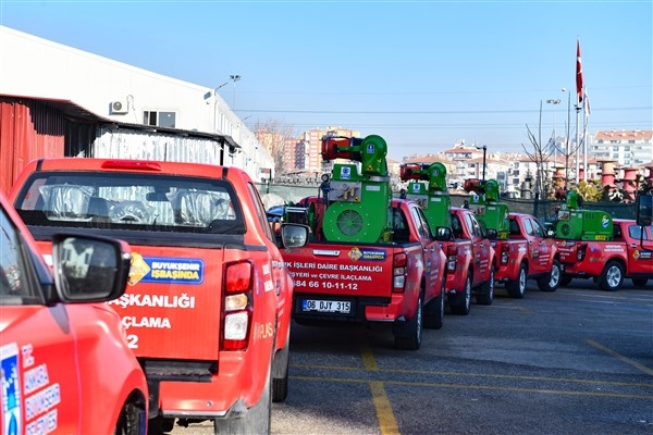 ABB’nin ilaçlama ekipleri, Kahramanmaraş’a doğru yola çıktı