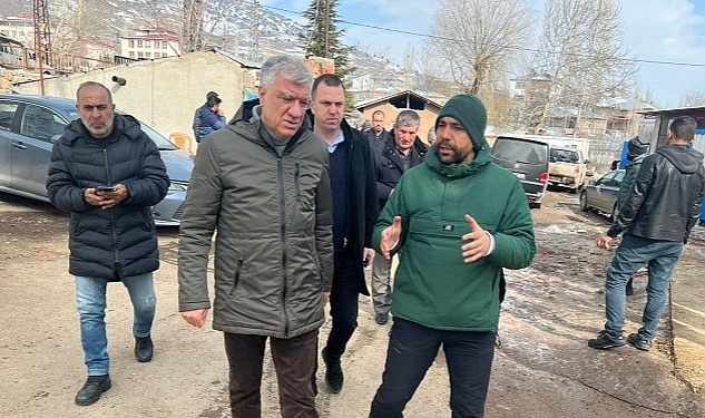 Başkan Engin'den Deprem Bölgesine Ziyaret