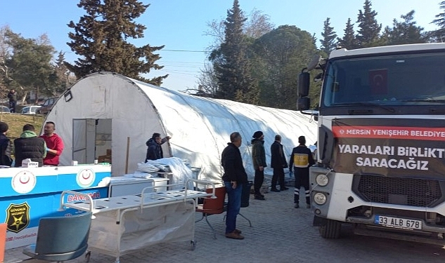 Yenişehir Belediyesi ve eczacı odalarından sahra eczanelerine destek