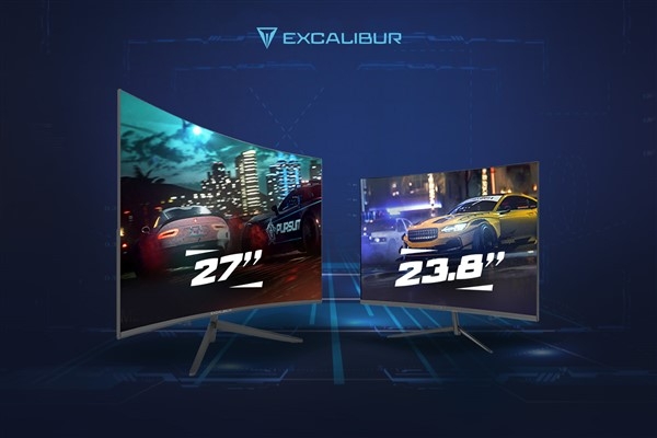 Excalibur monitörlerde oyunlar daha keyifli, çalışmak daha verimli