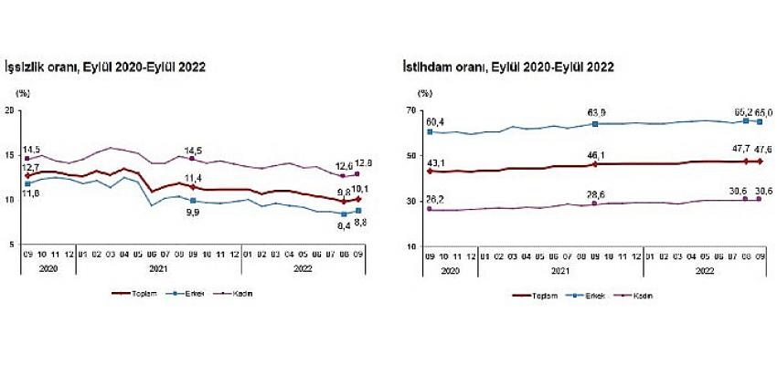 Mevsim etkisinden arındırılmış işsizlik oranı yüzde 10,1 seviyesinde gerçekleşti